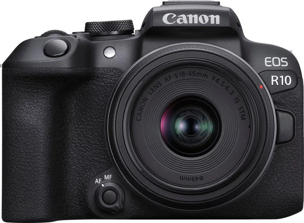 Canon EOS R10 Systemkamera mit RF-S 18-45mm Objektiv