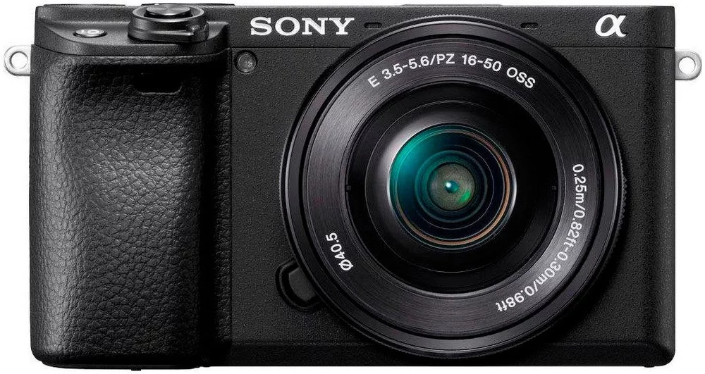SONY Alpha 6400 + 16-50mm Objektiv Kompaktkamera