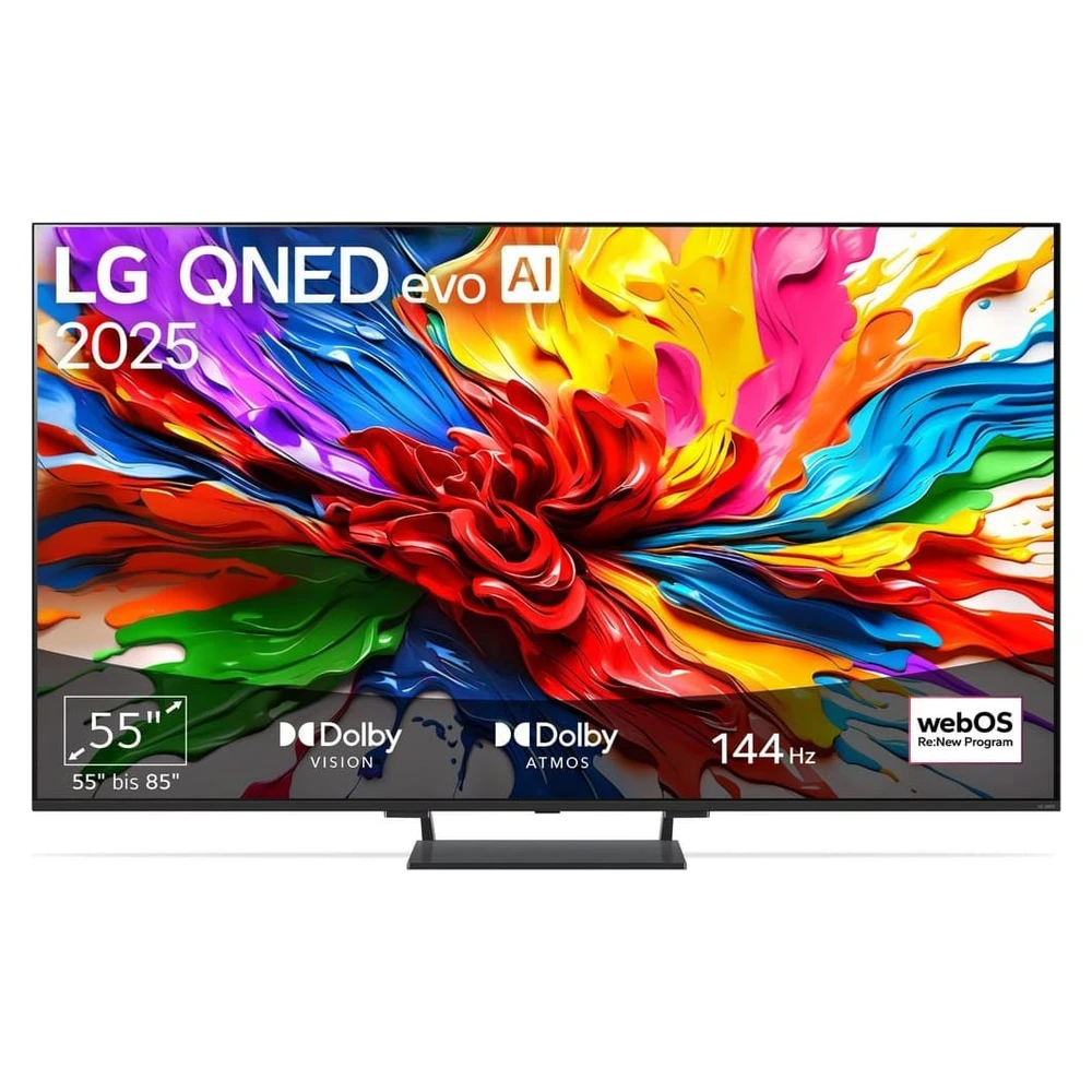 LG 55QNED93A6A QNED evo TV, 55 Zoll, UHD 4K, SMART TV