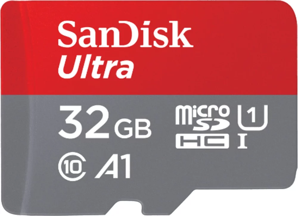 SanDisk Ultra microSD Speicherkarte 32 GB, Class 10, 120 MB/s